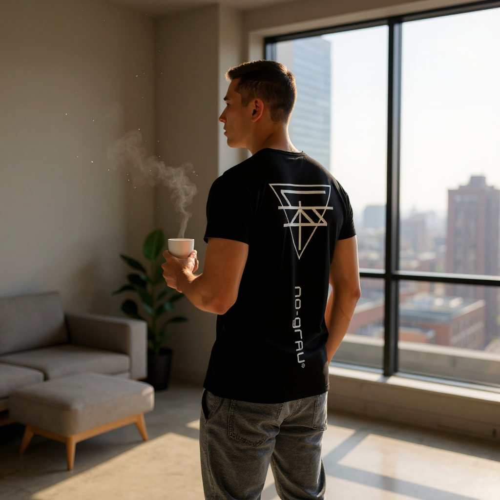 T- Shirt Casual Black